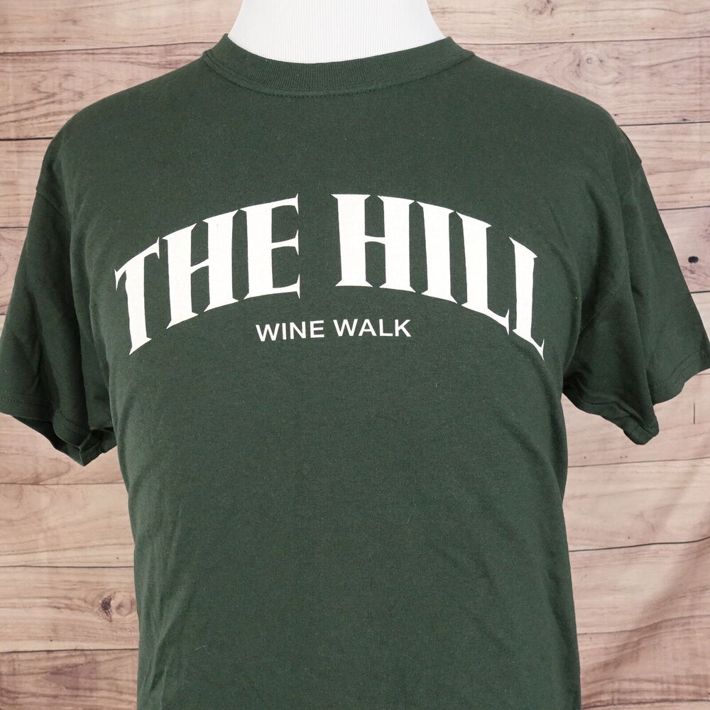 THE HILL WINE WALK ST LOUIS MO ITALIA‎ ITALIAN GREEN TSHIRT SIZE L LARGE